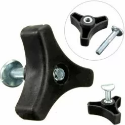 ZHUOXUAN 5pcs Poignée Triangulaire, écrou Et Boulon De Rechange Pour Tondeuse à Gazon -Tondeuse Et Accessoires Boutique 54342732 3