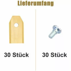 TolleTour 30 Lames De Rechange TITAN 0,75mm Pour Tondeuses-robots Husqvarna Automower Gardena - Jaune 8 TolleTour 30 Lames De Rechange TITAN 0,75mm Pour Tondeuses-robots Husqvarna Automower Gardena - Jaune -Tondeuse Et Accessoires Boutique 54953765 2