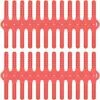 REGALOS Les Lames De La Tête Du Coupe-bordures à Fil Remplacent, 24 Lames En Plastique Pour PC De Rechange Pour Tondeuse à Gazon à Batterie