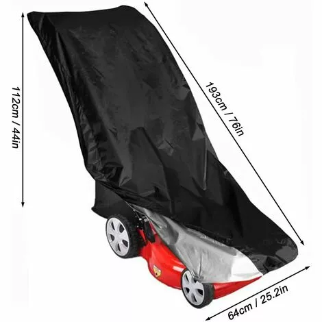 HKLFFJA Housse De Protection Universelle Pour Tondeuse à Gazon, 210D étanche, Avec Cordon De Serrage Et Sac De Rangement (M) 4 HKLFFJA Housse De Protection Universelle Pour Tondeuse à Gazon, 210D étanche, Avec Cordon De Serrage Et Sac De Rangement (M) – Image 2