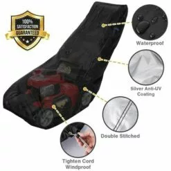 HKLFFJA Housse De Tondeuse à Gazon Imperméable à L'eau Et à La Poussière En Polyester 210D Avec Cordon De Serrage Et Sac De Rangement (193 X 63,5 X 112 Cm) 11 HKLFFJA Housse De Tondeuse à Gazon Imperméable à L'eau Et à La Poussière En Polyester 210D Avec Cordon De Serrage Et Sac De Rangement (193 X 63,5 X 112 Cm) -Tondeuse Et Accessoires Boutique 55031034 5