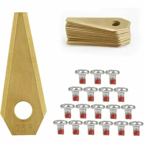 GUAZHUNIFR 18pcs Lames De Rechange Pour Titane Accessoires Pour Tondeuses Robot+ 18Pcs Vis, Lame De Rechange Pour Robot Tondeuse Lame Compatible Avec Bosch Tondeuse,Guazhuni 3 GUAZHUNIFR 18pcs Lames De Rechange Pour Titane Accessoires Pour Tondeuses Robot+ 18Pcs Vis, Lame De Rechange Pour Robot Tondeuse Lame Compatible Avec Bosch Tondeuse,Guazhuni