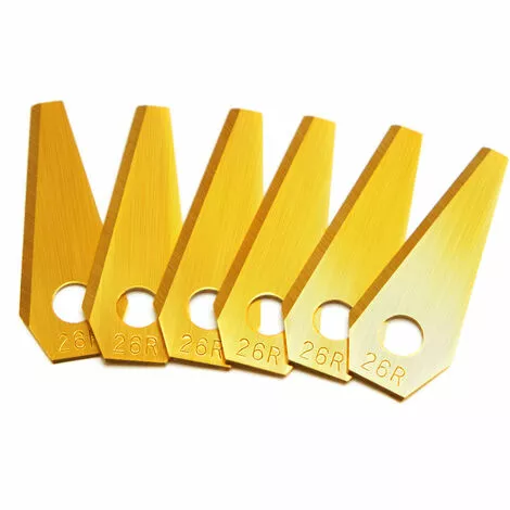 GUAZHUNIFR 18pcs Lames De Rechange Pour Titane Accessoires Pour Tondeuses Robot+ 18Pcs Vis, Lame De Rechange Pour Robot Tondeuse Lame Compatible Avec Bosch Tondeuse,Guazhuni 7 GUAZHUNIFR 18pcs Lames De Rechange Pour Titane Accessoires Pour Tondeuses Robot+ 18Pcs Vis, Lame De Rechange Pour Robot Tondeuse Lame Compatible Avec Bosch Tondeuse,Guazhuni – Image 5
