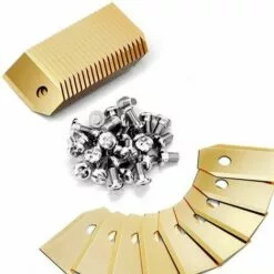 GUAZHUNIFR Lame Robot Tondeuse , 30 Lames De Rechange Universelles Couteau De Rechange Adapté à Toutes Les Tondeuses à Gazon Robotiques Husqvarna Automower, Gardena,Guazhuni