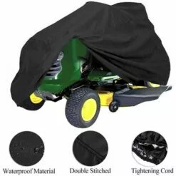 HKLFFJA Bâche Voiture, Couverture Pour La Couverture De Tondeuse à Lawn Du Tracteur Solaire Imperméable Tous Protection Météo (Color Name : Black, Size : S) -Tondeuse Et Accessoires Boutique 55254620 3