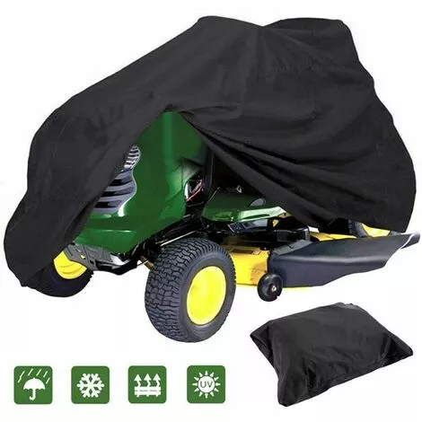 HKLFFJA Bâche Voiture, Couverture Pour La Couverture De Tondeuse à Lawn Du Tracteur Solaire Imperméable Tous Protection Météo (Color Name : Black, Size : S) 4 HKLFFJA Bâche Voiture, Couverture Pour La Couverture De Tondeuse à Lawn Du Tracteur Solaire Imperméable Tous Protection Météo (Color Name : Black, Size : S) – Image 2