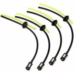 SUPERMARKET Kit De Filtre à Essence Universel Joint Tuyau D'Essence Universel De Rechange Pour Débroussailleuse Tondeuse À Gazon Tronconneuse Taille-Haie Élagueur,Superma,noir,4 Pièces