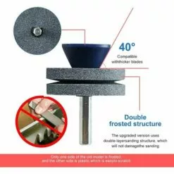 FR-LIFE BR-Vie 2 Affûteurs De Lame De Tondeuse à Gazon Double Couche,ésistant à L'usure Adapté à La Plupart Des Perceuses électriques Ou Perceuses à Main Professionnelle Accessoire Perceuse De Fichier Rotatif -Tondeuse Et Accessoires Boutique 56074057 4