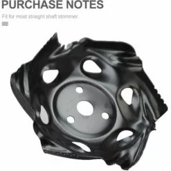 SUPERSELLER Accessoire Pour Tondeuse Et Autoportée Tête De Coupe Lame De Coupe Tête De Tondeuse à Gazon D'extérieur Tête De Rasoir En Acier Accessoires D'affûtage De Tête Outil De Mangeur D'herbe Remplacement Très Résistant - Le Noir -Tondeuse Et Accessoires Boutique 56095309 3