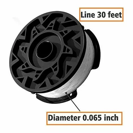 LUCKY-88 Tête De Tonte De Corde De Tonte De Ligne De Tonte De Bobine (bobine * 6 + Couvercle * 1 + Ressort * 1) 6 LUCKY-88 Tête De Tonte De Corde De Tonte De Ligne De Tonte De Bobine (bobine * 6 + Couvercle * 1 + Ressort * 1) – Image 4