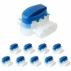 HKLFFJA Connecteur De Câble 10x Connecteurs Pour Câble Périphérique, Kit De Réparation Pour Câbles De Tondeuse Robot, Serre-câble, Pour Raccorder Les Extrémités De Câbl