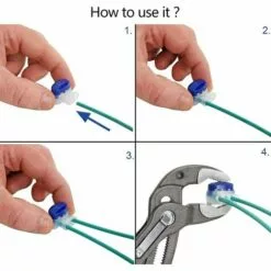 HKLFFJA Connecteurs De Câble Remplis Des Résines, 40 Pièces Connecteurs De Câble Robot Tondeuse Remplis Étanche 3 Trous Fils Électrique Sertis Gel Résine Pour Tondeuses à Gazon Robotiques Automower. 10 HKLFFJA Connecteurs De Câble Remplis Des Résines, 40 Pièces Connecteurs De Câble Robot Tondeuse Remplis Étanche 3 Trous Fils Électrique Sertis Gel Résine Pour Tondeuses à Gazon Robotiques Automower. -Tondeuse Et Accessoires Boutique 57478665 4