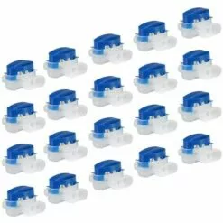 HKLFFJA 20pcs Connecteurs De Câble Remplis Des Résines Connecteur Husqvarna Automower Connecteur Étanche Pour Jardin Extérieur Jardin Robot Tondeuse Automower Résiste à L’eau Et Aux Intempéries