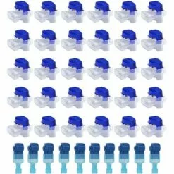 HKLFFJA 30Pcs Connecteurs De Câble Jardin Robot Tondeuse Automower Original Remplis Résines 314 Résiste à L’eau Intempéries Connectors Kit Réparation Pour Câbles Avec 10 Bornes Dérivation