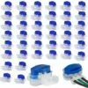 HKLFFJA Connecteurs De Câble,Set De Connecteurs De Câbles,Lot De 40 Connecteurs De Câble Remplis Des Résines,Étanches,Sûrs,Dénudage Inutile,pour Robot Tondeuse Jardin Extérieur Et Voiture