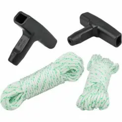 TANABATA Lot De 2 Cordes De Lanceur De 10 M (diamètre : 3 Mm), Cordon De Tirage Sonku Avec 2 Poignées De Lanceur Pour Tondeuse à Gazon Husqvarna Stihl Poulan - Vert 9 TANABATA Lot De 2 Cordes De Lanceur De 10 M (diamètre : 3 Mm), Cordon De Tirage Sonku Avec 2 Poignées De Lanceur Pour Tondeuse à Gazon Husqvarna Stihl Poulan - Vert -Tondeuse Et Accessoires Boutique 58221118 3