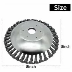 GRID COOL Lame De Coupe-herbe à Tête De Coupe-herbe De 8 Pouces Avec Kit D'adaptateur Universel 4pcs -Tondeuse Et Accessoires Boutique 58347557 4