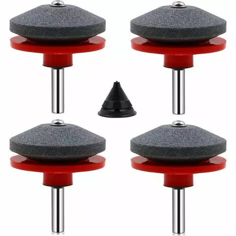 GRID COOL 4 Pièces Affuteur Lame Tondeuse Gazon Universel Aiguiseur Pour Tondeuses Avec 1Pcs Kit D'équilibrage De 3 GRID COOL 4 Pièces Affuteur Lame Tondeuse Gazon Universel Aiguiseur Pour Tondeuses Avec 1Pcs Kit D'équilibrage De