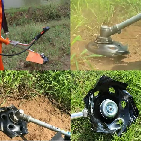 GRID COOL Tête De Coupe Herbe, Tête De Désherbage, Tete Mauvaise Herbe, Tete Coupe Bordure Universelle, Tete De Debroussailleuse Acier, Debroussailleuse Accessoires, Pour Maison Jardin, 6 GRID COOL Tête De Coupe Herbe, Tête De Désherbage, Tete Mauvaise Herbe, Tete Coupe Bordure Universelle, Tete De Debroussailleuse Acier, Debroussailleuse Accessoires, Pour Maison Jardin, – Image 4