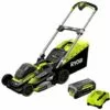 Tondeuse RYOBI 36V Brushless - Coupe 46cm - 1 Batterie 5.0Ah - 1 Chargeur - RLM36X46H50PG -Tondeuse Et Accessoires Boutique 58495972 1