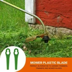 FVBJD Lames En Plastique De Rechange Pour Coupe-Bordures, 100 Lames De Rechange En Plastique Lames Plastique Lames De Tondeuse Pour Jardin Pelouse Tondeuse Accessoires(Vert) -Tondeuse Et Accessoires Boutique 58677521 5