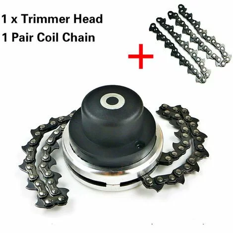 LIFCAUSAL Tête De Tondeuse Avec Lame De Coupe-chaîne à Bobine Tête De Tondeuse à Gazon D'extérieur Outil De Mangeur De Tête De Tondeuse En Acier Pour Remplacement De Tondeuse à Gazon à Arbres Droits 3 LIFCAUSAL Tête De Tondeuse Avec Lame De Coupe-chaîne à Bobine Tête De Tondeuse à Gazon D'extérieur Outil De Mangeur De Tête De Tondeuse En Acier Pour Remplacement De Tondeuse à Gazon à Arbres Droits
