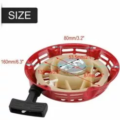 HIASDFLS Démarreur De Recul, Assemblée De Début De Traction De Démarreur De Recul Pour Le Générateur D'Essence 2Kw 168F -Tondeuse Et Accessoires Boutique 59007832 2