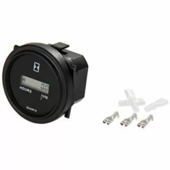 GUAZHUNIFR GU.B/bon Compteur Horaire Rond LCD Compteur Horaire Quartz AC86-230V Pour Chariot Fourche Chariot De Golf Bateau Tracteur Générateur Moteur Tondeuse -Tondeuse Et Accessoires Boutique 59152827 5