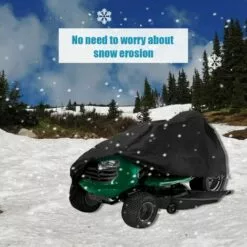 TRIOMPHE Housse De Tondeuse Housse De Protection Pour Tondeuse à Gazon Housse De Tracteur De Pelouse En Tissu Imperméable Et Anti-UV 210D Pour Extérieur Jardin Pelouse Avec Sac De Stockage ,(183X137X117cm) T-Audace 10 TRIOMPHE Housse De Tondeuse Housse De Protection Pour Tondeuse à Gazon Housse De Tracteur De Pelouse En Tissu Imperméable Et Anti-UV 210D Pour Extérieur Jardin Pelouse Avec Sac De Stockage ,(183X137X117cm) T-Audace -Tondeuse Et Accessoires Boutique 59400874 4