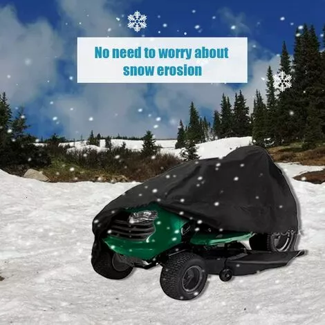 TRIOMPHE Housse De Tondeuse Housse De Protection Pour Tondeuse à Gazon Housse De Tracteur De Pelouse En Tissu Imperméable Et Anti-UV 210D Pour Extérieur Jardin Pelouse Avec Sac De Stockage ,(183X137X117cm) T-Audace 6 TRIOMPHE Housse De Tondeuse Housse De Protection Pour Tondeuse à Gazon Housse De Tracteur De Pelouse En Tissu Imperméable Et Anti-UV 210D Pour Extérieur Jardin Pelouse Avec Sac De Stockage ,(183X137X117cm) T-Audace – Image 4
