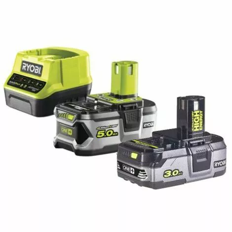 Pack RYOBI Tondeuse 18V Brushless RY18LMX37A-150 - 1 Batterie 3.0Ah High Energy - 1 Batterie 5,0 Ah - Chargeur Rapide 5 Pack RYOBI Tondeuse 18V Brushless RY18LMX37A-150 - 1 Batterie 3.0Ah High Energy - 1 Batterie 5,0 Ah - Chargeur Rapide – Image 3