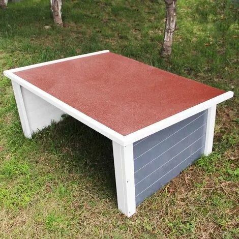 WILTEC Garage Carport Pour Un Robot Tondeuse Avec Un Toit Plat Et Un Film D’étanchéité 108x83x48cm 6 WILTEC Garage Carport Pour Un Robot Tondeuse Avec Un Toit Plat Et Un Film D’étanchéité 108x83x48cm – Image 4