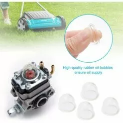 OUSUDELA 5 Ensembles Universel Filtre à Essence Kit, Tube D'étanchéité, Durites D'essence De Tondeuses Avec Poire D Amorçage, Pour Coupe-Herbe, Débroussailleuse, Tronconneuse Taille-Haie -Tondeuse Et Accessoires Boutique 60280035 4
