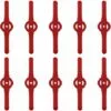 AOUGO 10 Pièces Lames De Tondeuse Jardin Tondeuse Accessoires, Lames De Rechange En Plastique, Outils De Jardin, Petit Trou 5mm, Pour Jardin Pelouse Tondeuse, Coupe-Bordures Sans Fil(Rouge) 2 AOUGO 10 Pièces Lames De Tondeuse Jardin Tondeuse Accessoires, Lames De Rechange En Plastique, Outils De Jardin, Petit Trou 5mm, Pour Jardin Pelouse Tondeuse, Coupe-Bordures Sans Fil(Rouge) -Tondeuse Et Accessoires Boutique 60576081 1