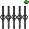 HANBING Accessoires De Tondeuse à Gazon, Plastique, Jardin, Tonte, Pelouse, Tonte, Lames (noir 5pcs)
