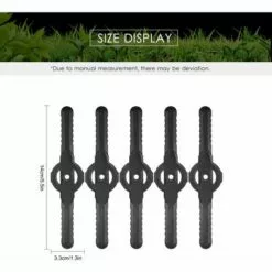 HANBING Accessoires De Tondeuse à Gazon, Plastique, Jardin, Tonte, Pelouse, Tonte, Lames (noir 5pcs) -Tondeuse Et Accessoires Boutique 60607718 4