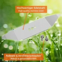 BENOBBY KIDS 1x Lame De Rechange En Acier Inoxydable Compatible Avec Les Modèles Robomow RX -Tondeuse Et Accessoires Boutique 60720401 5