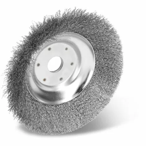 TANCYCO Têtes De Rechange Pour Tondeuse à Gazon Accessoires De Tondeuse à Fil D'acier Type De Bol Roue De Désherbage Antirouille Pour Le Désherbage De La Rouille 200mm 5 TANCYCO Têtes De Rechange Pour Tondeuse à Gazon Accessoires De Tondeuse à Fil D'acier Type De Bol Roue De Désherbage Antirouille Pour Le Désherbage De La Rouille 200mm – Image 3