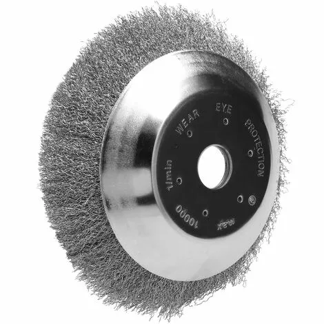 TANCYCO Têtes De Rechange Pour Tondeuse à Gazon Accessoires De Tondeuse à Fil D'acier Type De Bol Roue De Désherbage Antirouille Pour Le Désherbage De La Rouille 200mm 6 TANCYCO Têtes De Rechange Pour Tondeuse à Gazon Accessoires De Tondeuse à Fil D'acier Type De Bol Roue De Désherbage Antirouille Pour Le Désherbage De La Rouille 200mm – Image 4