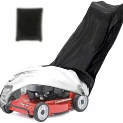 PESCE Housse De Protection Pour Tondeuse À Gazon, Universelle Tondeuse Autoportée Tracteur Étanche Bache, Tissu Oxford 210D Poussière, Aux Intempéries, Pour Jardin Pelouse,193 * 112 * 64cm -Tondeuse Et Accessoires Boutique 61199674 5