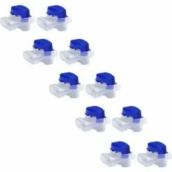 PESCE Set De Connecteurs De Câbles Pour Robot Tondeuse - 10 Raccords Remplis De Gel Pour Étendre Ou Réparer Fil Electrique Bas Voltage Tondeuse Automatique - Étanches, Sûrs, Dénudage Inutile