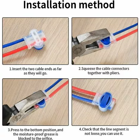PESCE 20 Pièces Connecteurs De Câbles Pour Robot Tondeuse, Raccords De Câble Périphérique Du Robot, Connecteurs Support Pour Câble Tondeuses à Gazon Robotiques Extérieures De Jardin 5 PESCE 20 Pièces Connecteurs De Câbles Pour Robot Tondeuse, Raccords De Câble Périphérique Du Robot, Connecteurs Support Pour Câble Tondeuses à Gazon Robotiques Extérieures De Jardin – Image 3