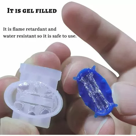 PESCE 20 Pièces Connecteur De Câble Remplis De Gel Résine, Connecteur Etanche, Colliers De Connexion Pour Jardin Extérieur La Tondeuse à Gazon Robotique 7 PESCE 20 Pièces Connecteur De Câble Remplis De Gel Résine, Connecteur Etanche, Colliers De Connexion Pour Jardin Extérieur La Tondeuse à Gazon Robotique – Image 5