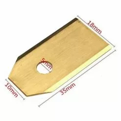 DONTODENT Lame De Tondeuse à Gazon En Acier Inoxydable Revêtue De Titane De 0,75 Mm + Vis 30 Pièces -Tondeuse Et Accessoires Boutique 61298389 2
