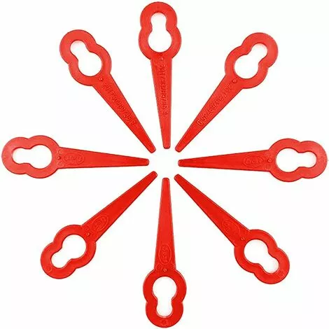 LITZEE Lames De Tondeuse à Gazon 60 Pièces, Remplacement De Lame De Tondeuse à Gazon, Couteau En Plastique Pour Tondeuse à Gazon Sans Fil, Lame De Rechange Pour Tondeuse à Gazon 3 LITZEE Lames De Tondeuse à Gazon 60 Pièces, Remplacement De Lame De Tondeuse à Gazon, Couteau En Plastique Pour Tondeuse à Gazon Sans Fil, Lame De Rechange Pour Tondeuse à Gazon