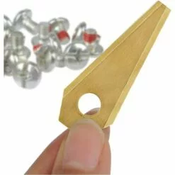 DENUOTOP 18pcs Lames De Rechange Pour Bosch Titane Accessoires Pour Tondeuses Robot, Lame De Rechange Pour Robot Tondeuse Lame Compatible Avec Bosch Tondeuse 8 DENUOTOP 18pcs Lames De Rechange Pour Bosch Titane Accessoires Pour Tondeuses Robot, Lame De Rechange Pour Robot Tondeuse Lame Compatible Avec Bosch Tondeuse -Tondeuse Et Accessoires Boutique 63473608 3