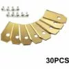 Pour Lames De Tondeuse à Gazon Husqvarna (35*18*0.75mm (or) 30pcs),HANBING -Tondeuse Et Accessoires Boutique 63784359 1