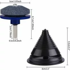 SINCèREETALI Lot De 4 Affûteurs De Lame De Tondeuse à Gazon, Accessoires De Tondeuse à Gazon Avec 1 Kit D'équilibrage De Lame, Outils D'affûtage De Lame De Tondeuse à Gazon -Tondeuse Et Accessoires Boutique 63821927 2