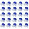 GroupM 25 Pièces BOX314 Terminal Rapide 3 Trous Bleu Terminal Téléphone Terminal Fil Connecteur Tondeuse à Gazon Accessoires -Tondeuse Et Accessoires Boutique 63890455 1