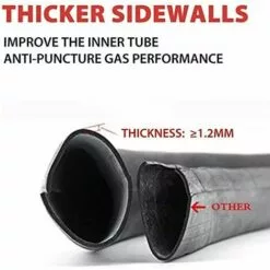 HEGUYEY Lot De 2 Chambres à Air De 4.10/3.50-4" Pour Chariot à Main, Chariot De Transport, Chariot De Jardin, Tondeuse à Gazon - Rechange Pour 4,10-4 -Tondeuse Et Accessoires Boutique 64047508 2